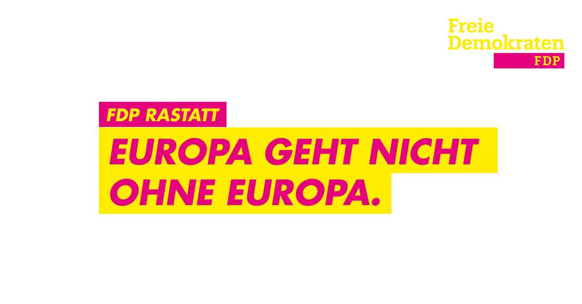 Europa geht nicht ohne Europa.